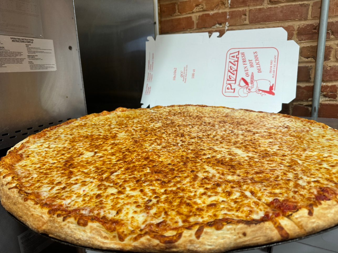Cheese Pizza (NY-Style) 30 + 3 free.