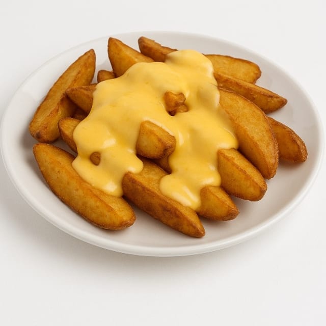 Wedges with Cheese.