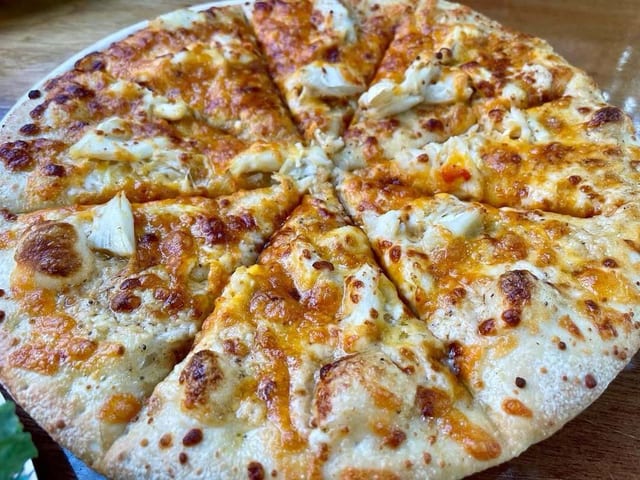 Crab Pizza.