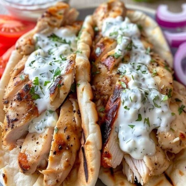 Chicken Gyro Pita.