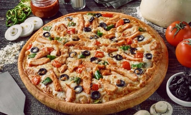 Chicken Fajita Pizza.