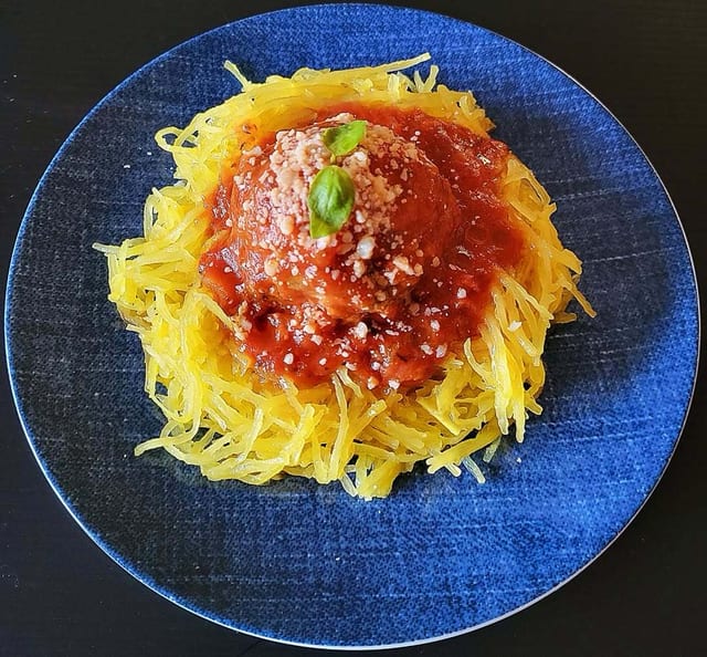 Spaghetti with Marinara Sauce.