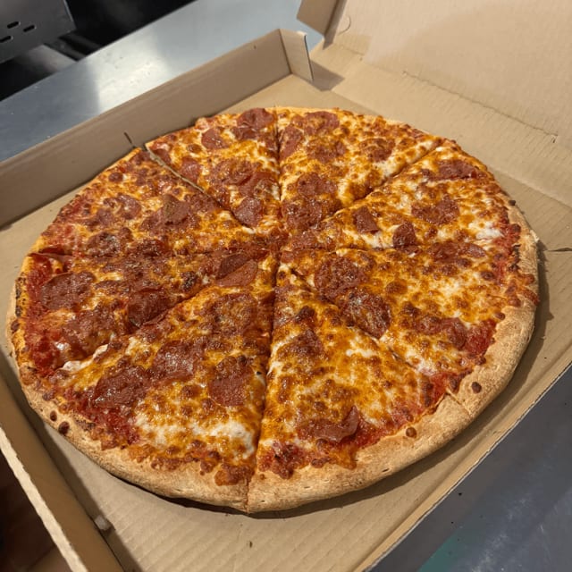 5 X-Large 1 Topping Pizzas.