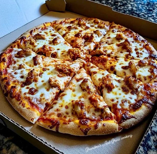 BBQ Chicken Pizza.